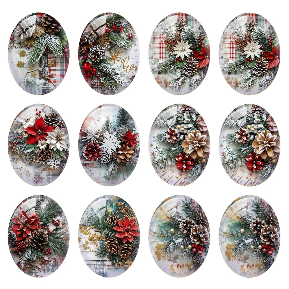 

Стеклянные кабошоны для украшений, набор из 10 штук