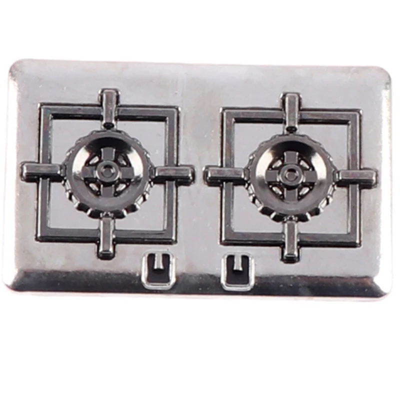 1 комплект 1:12 кукольный домик миниатюрная газовая плита металлическая модель