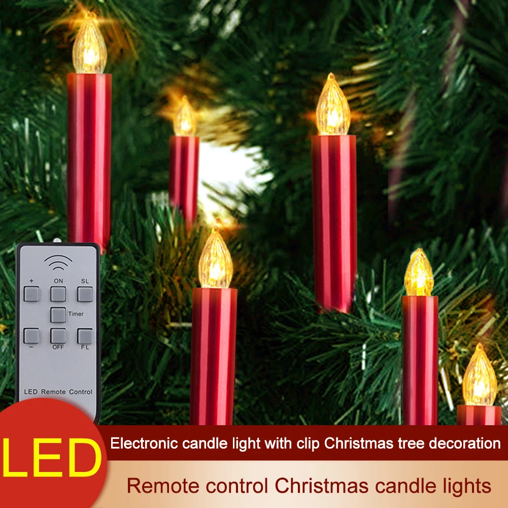 20 шт. электронные свечи с пультом ДУ