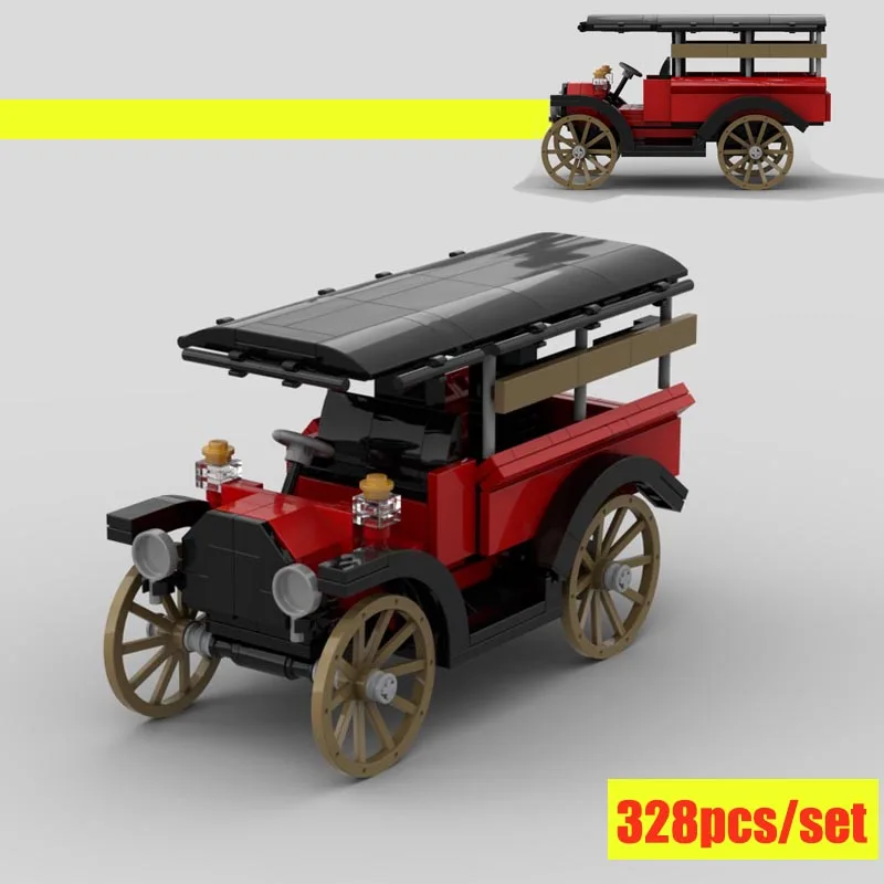 

2020 New MOC - 1912 International Harvester Fit Highh Defender MOC-32693 Model Building Blocks Bricks diy Toys Kid Christmas