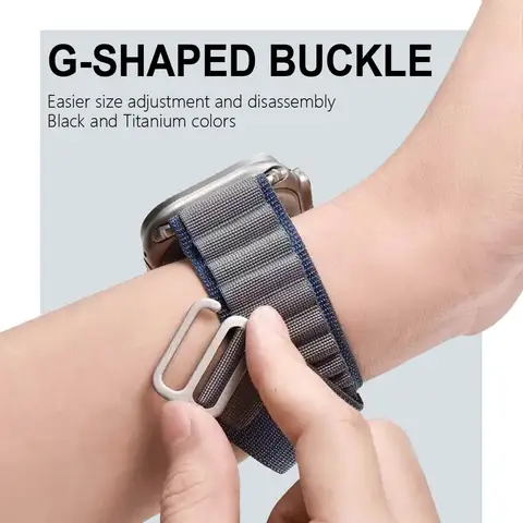 CRESTED Альпийская петля для Apple Watch Ultra нейлоновый ремешок