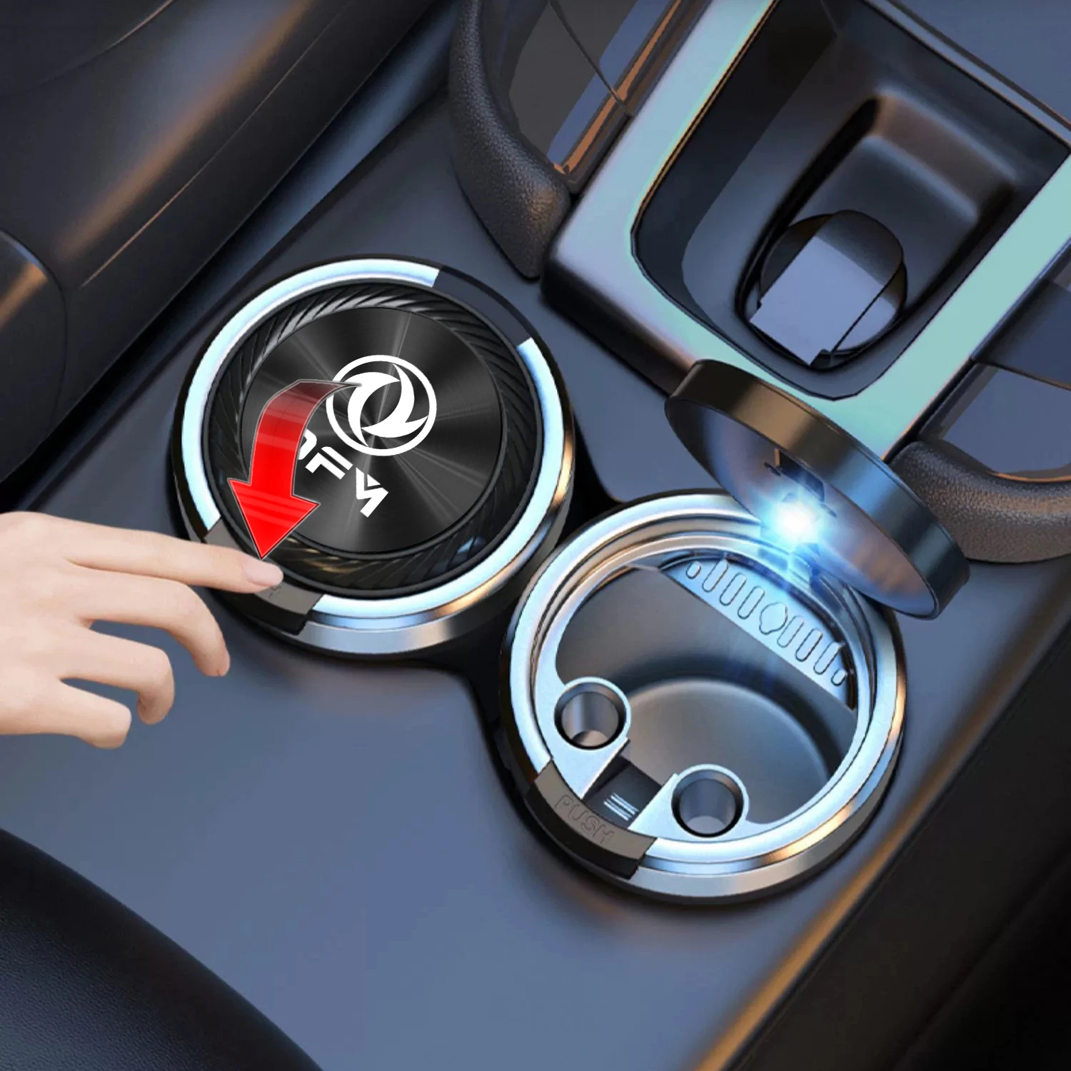 Автомобильная пепельница cenicero с текстурой автомобильных аксессуаров для dongfeng DFM