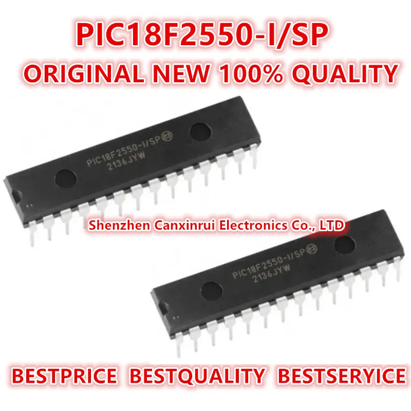 

(5 Pieces)Original New 100% quality PIC18F2550-I/SP Electronic Components Integrated Circuits Chip