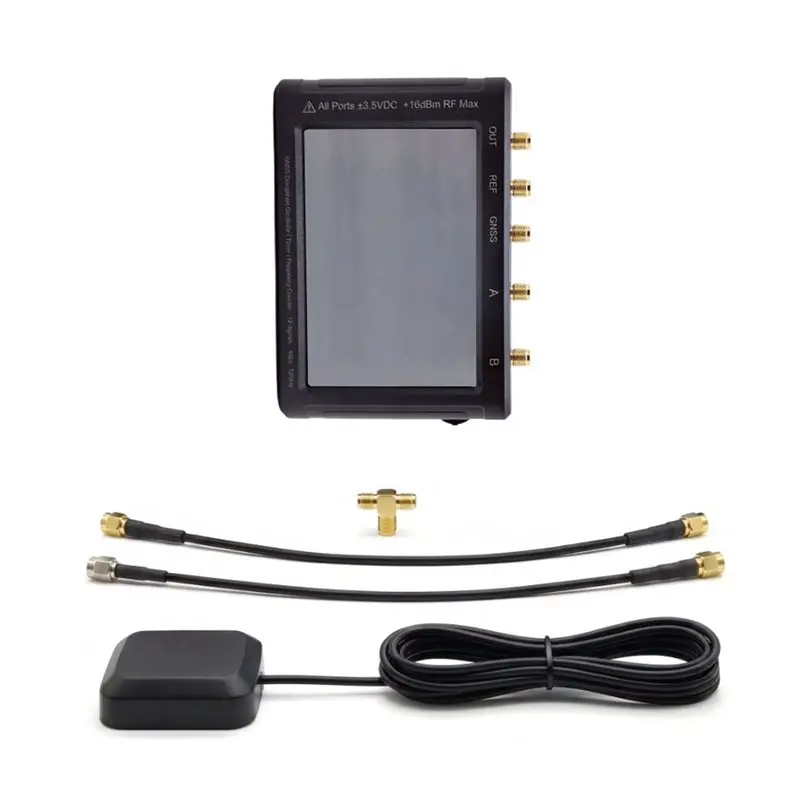 Фото Частотомер ABZL ZC412 12 ГГц со встроенным GPSDO, 4-дюймовый компактный анализатор частоты, двойной таймер-счетчик с разрешением 40 пс №1