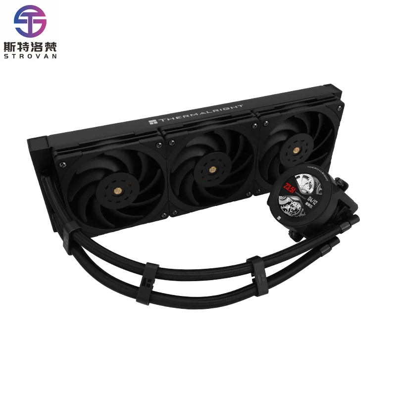 Фото Для CORE VISION CV360 встроенный радиатор с водяным охлаждением, медный пластик, радиатор Horizon Core ARGB FAN, компьютерные чехлы №1