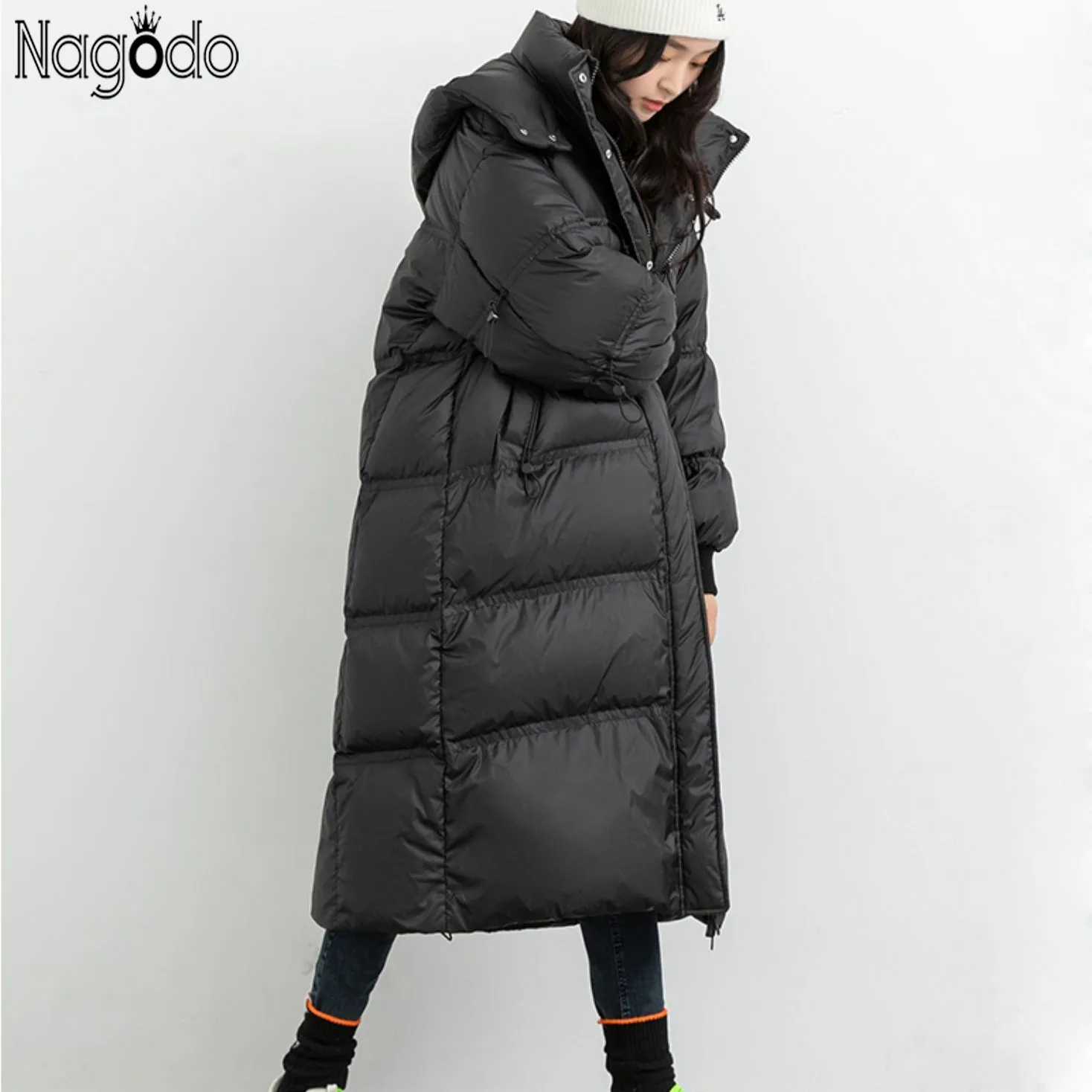 Winter Coat Women 2022 New Luxury Duck Black Thicken Warm Long Parka Women Casaco Feminino Abrigos Mujer Ukraine Overcoat
