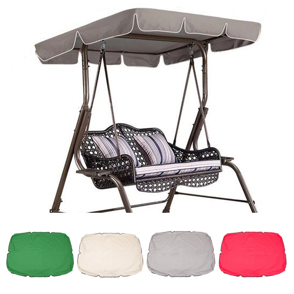 

Наружная качели для патио, сменный навес, крыльцо, верхняя крышка, мебель для сиденья, 190x 132x 15 см