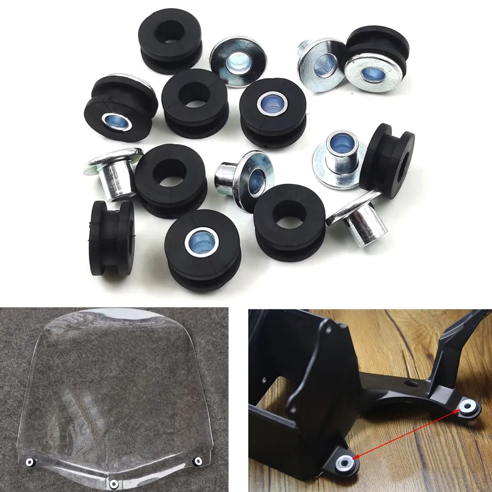 

Болты M6 6 Мм, Винты, Прокладка Для Лобового Стекла Мотоцикла, Противотуманная Фара, Брызговик, Резиновая Накладка На Рукав