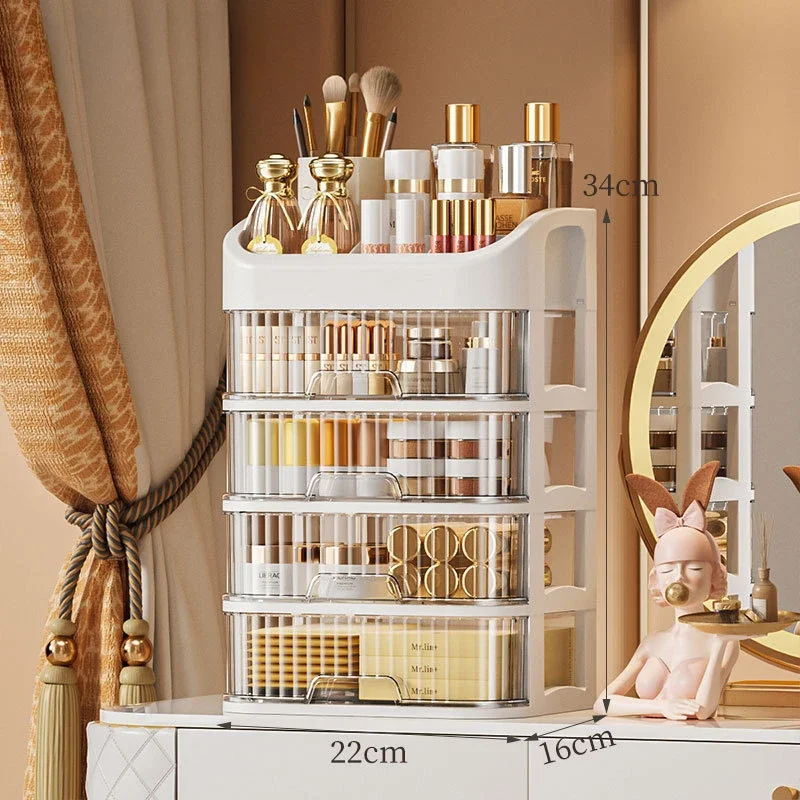 

Прозрачный органайзер для косметики