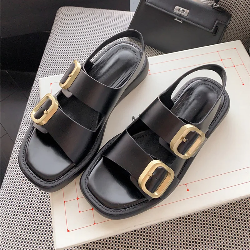 

Женские босоножки из натуральной кожи, на высоком каблуке