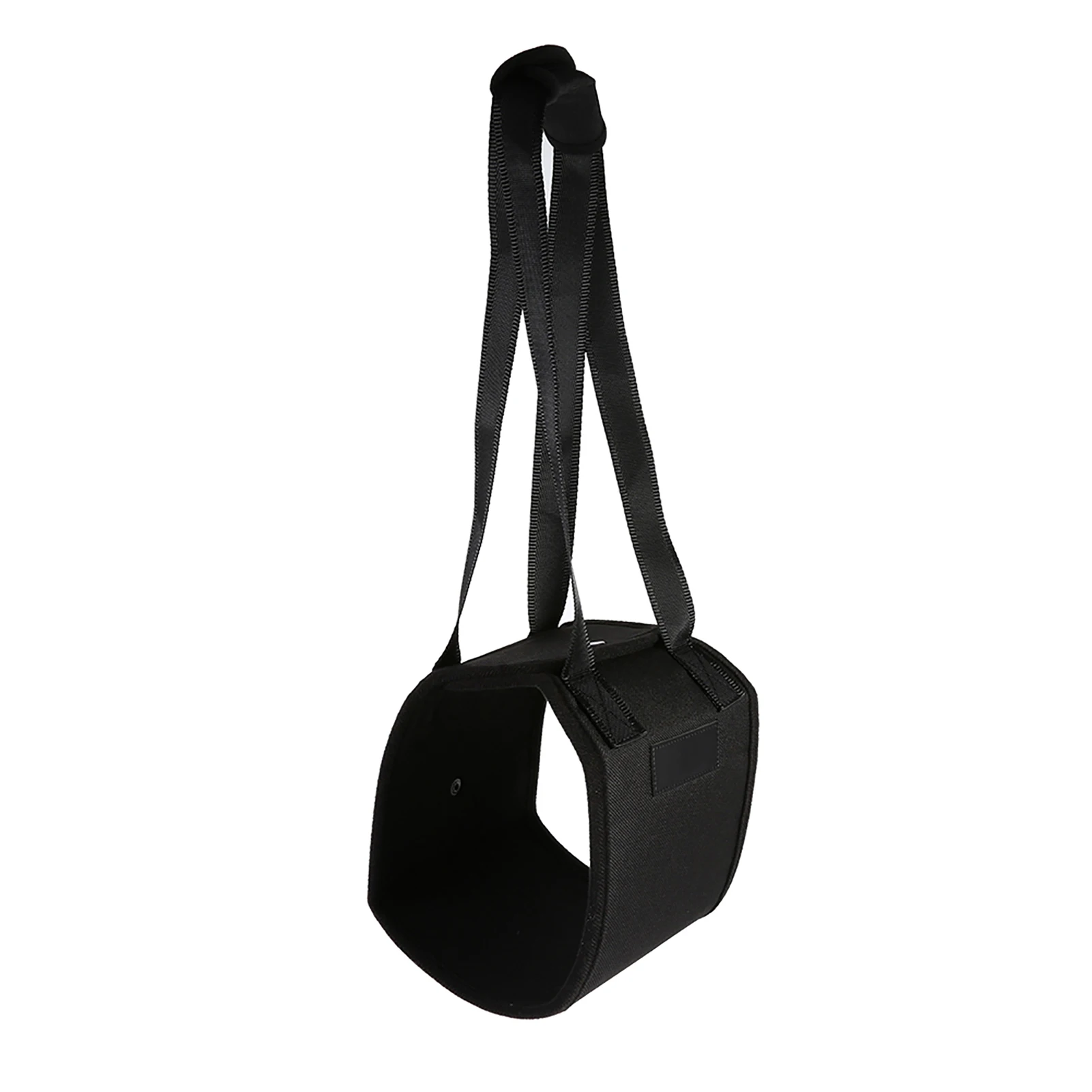 ZK20 Реабилитационный ремень поддержки черной собаки и вспомогательной с ручкой