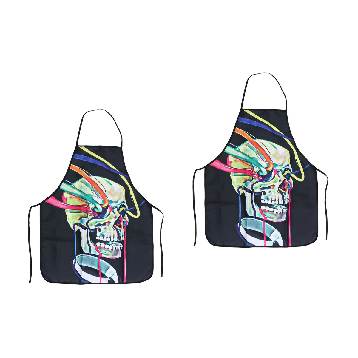 

2pcs Horror Apron Chef Kitchen Cook Apron for Costume Party (Type 2)