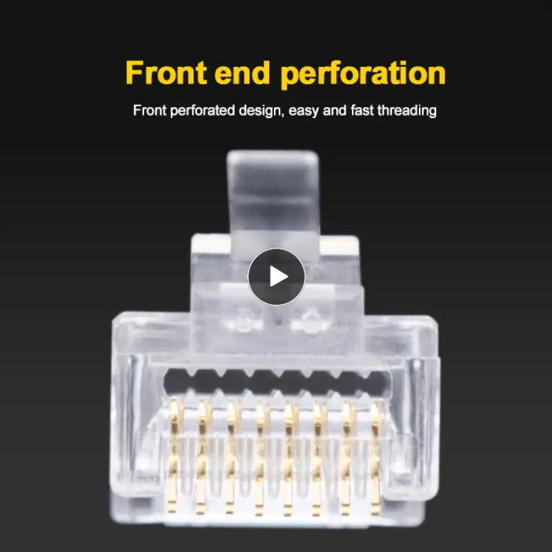 

Durable Wide Application Rj45 Modular Adapter Connectors High Quality Cat5 / Cat5e Lan Network Cables Adapter High Speed Adapter