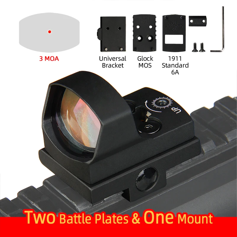 

NEW Airsoft Optical Aiming Red Dot Sight fit 1911 G17 resistance 500G PP2-0129