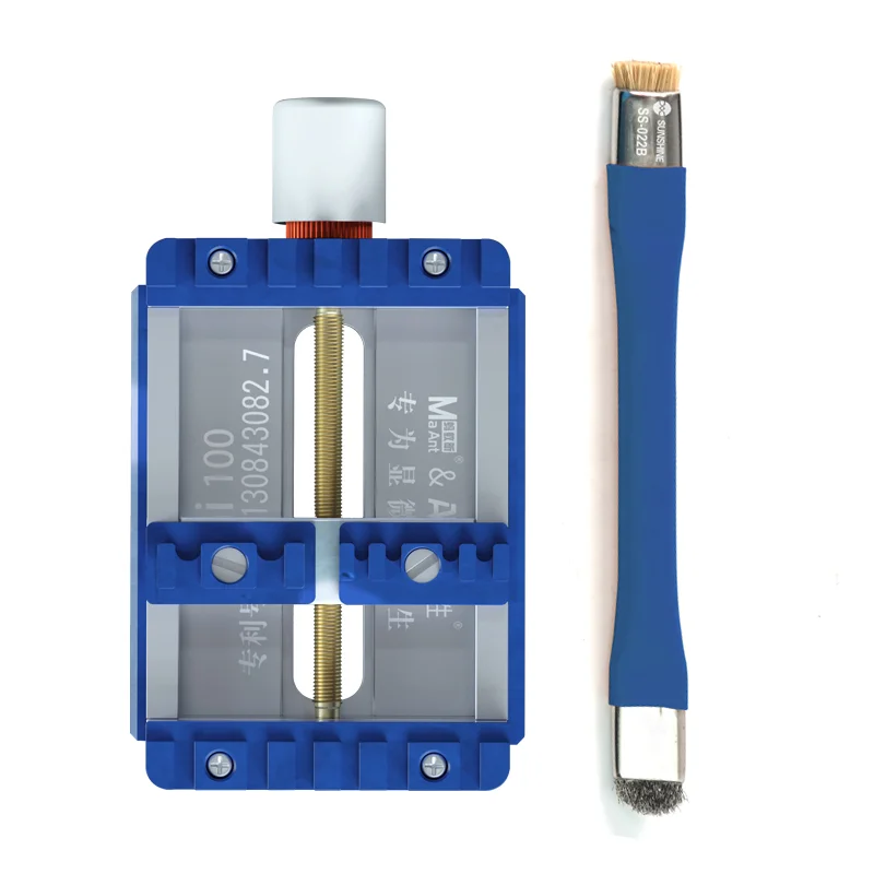 MaAnt Mini100 supporto per scheda madre con morsetto fisso multifunzionale per dispositivo di saldatura per telefono Mainboard Reapir colla rimuovi strumenti