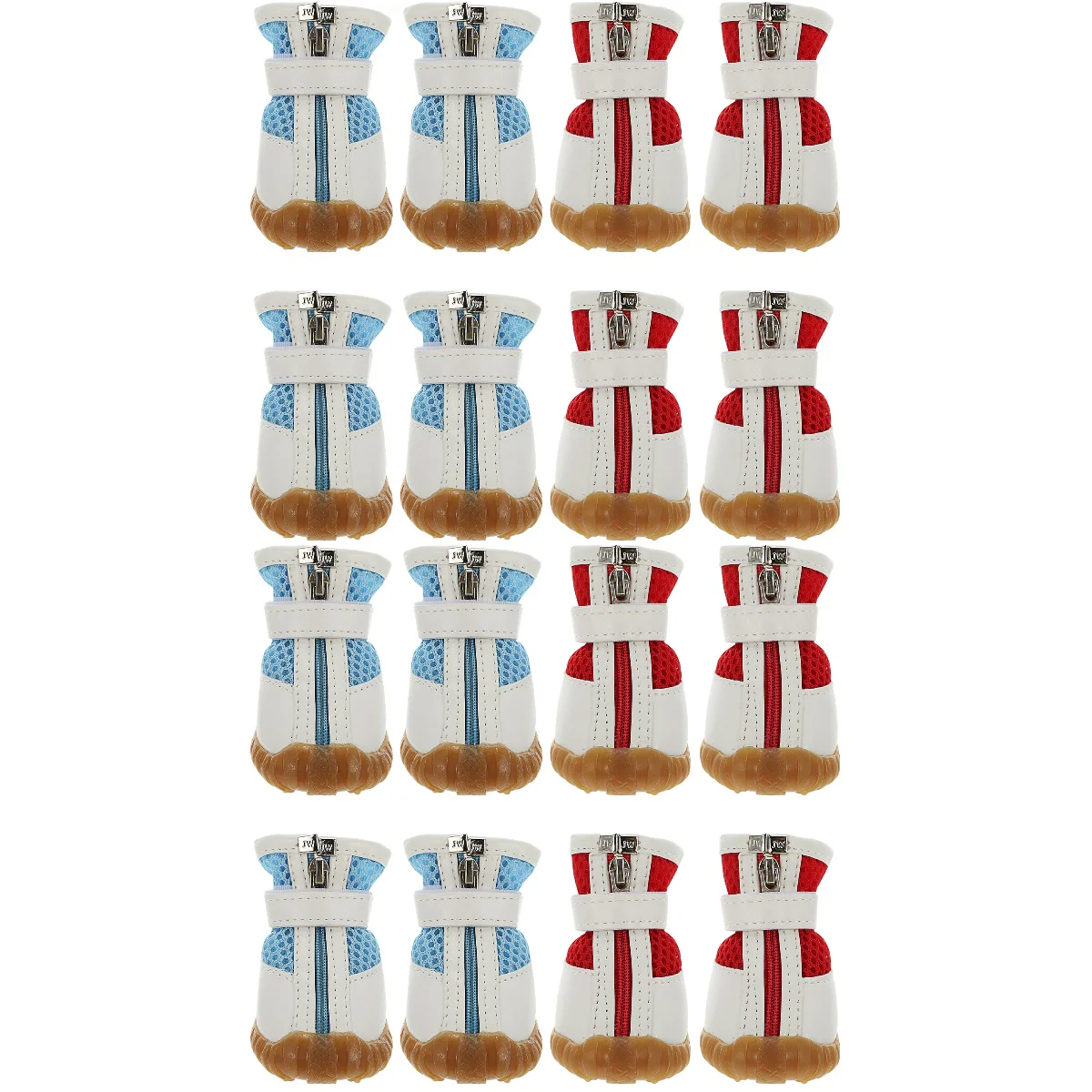 

Dog Shoes Puppy Boots Small Pet Meshsummer Hot Paw Protectors Dogs Zipper Pavement Snow Bootiesmedium Size Sandal Outdoor Rain