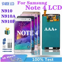 original note 4 lcd for samsung galaxy note 4 n910c n910a n910f note4 lcd screen dispaly touch digitizer assembly replacement