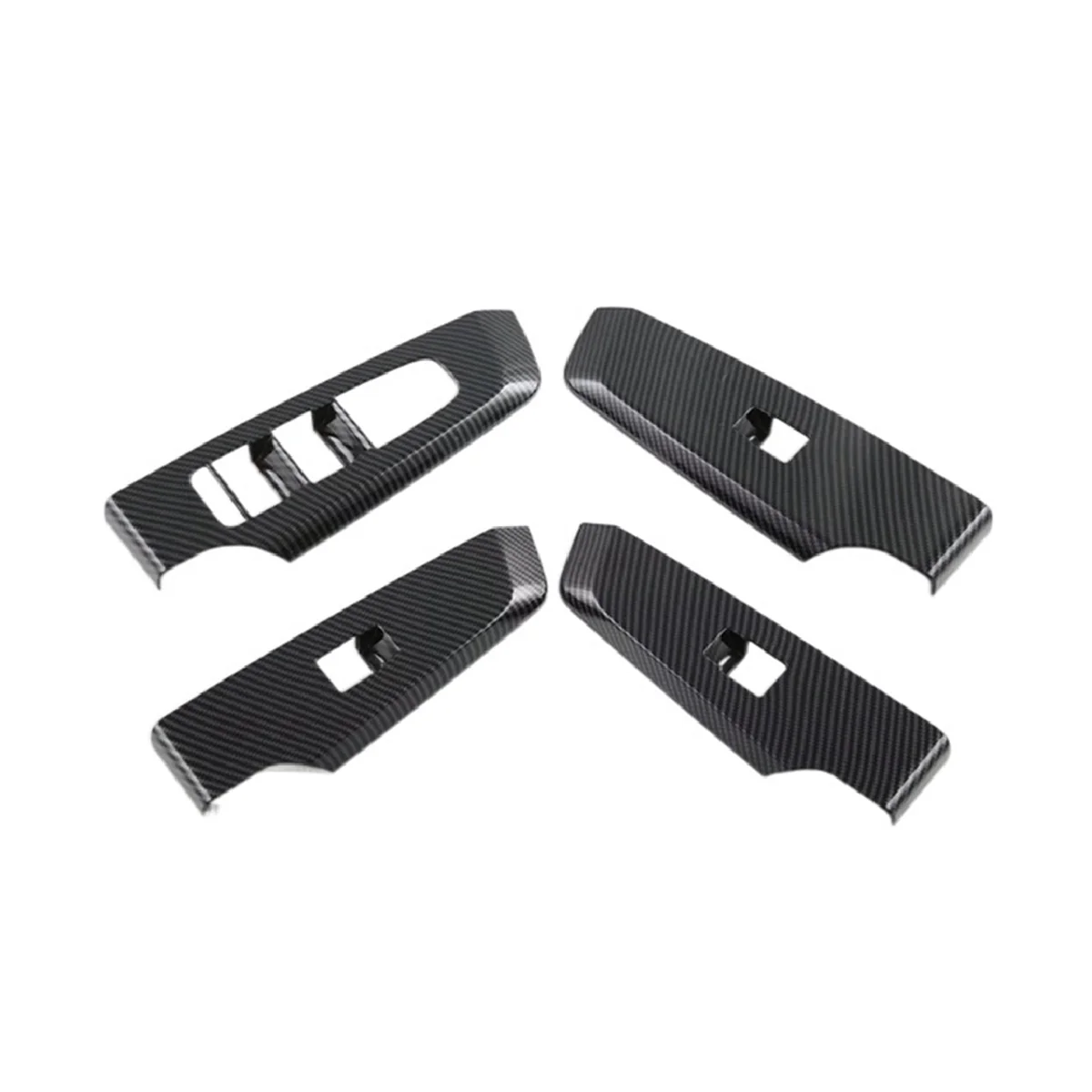 

Car Left Drive Carbon Fiber ABS Interior Door Bowl Frame Cover Glass Switch Panel for 2022 2023