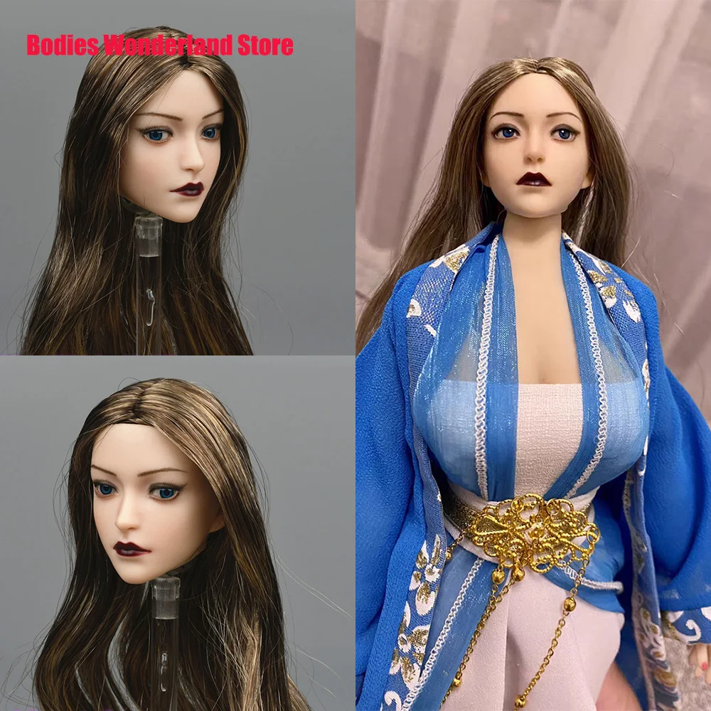 POPTOYS WH001 масштаб 1/6 кровавый шаман апая голова Лепка резная модель с подвижными глазами для 12 дюймов Женская экшн-фигурка бледной кожи