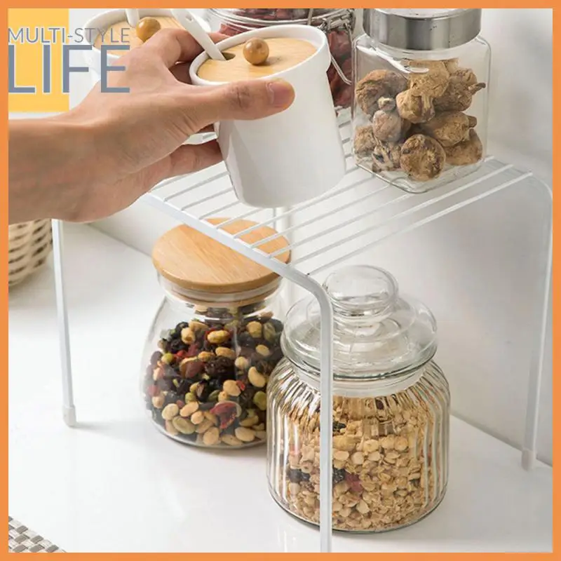 

Iron Anti Slip Shelves Durable Storage Rack Wear-resistant Dish Drying Closet Shelf Household Storage Supplies Kitchen Rack