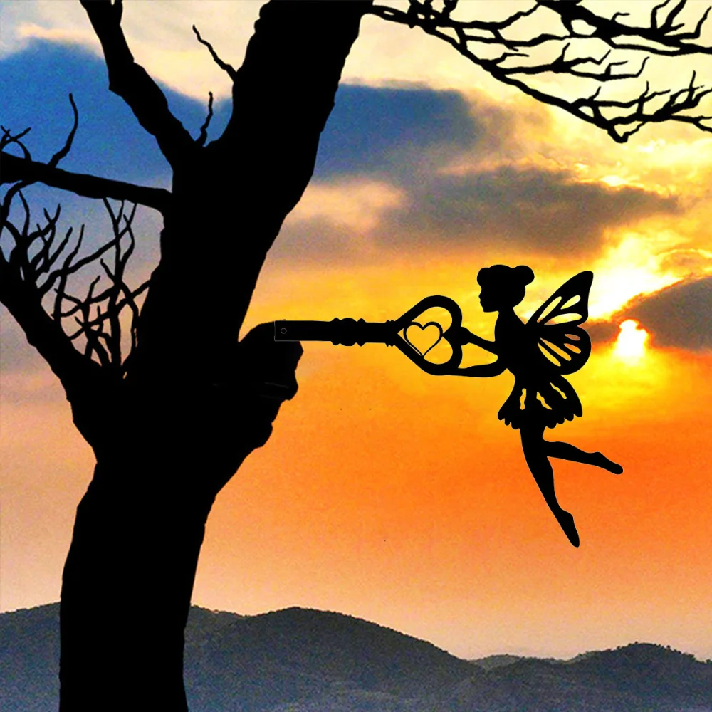 Уникальный Стальной Садовый Кол С Силуэтом Ангела