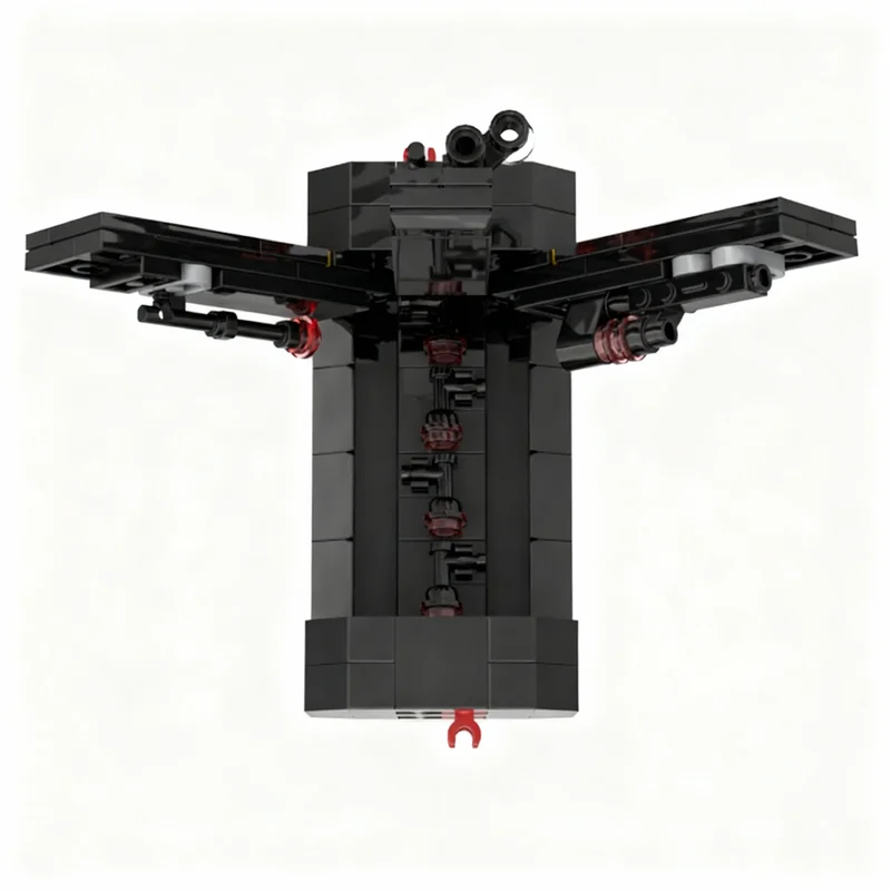 Фото Набор строительных блоков MOC Icons Blacktron Armory, 163 детали, для конструирования, развивающая игрушка для детей, идеальный подарок на День рождения и Рождество №3