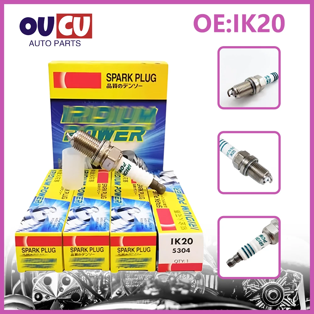 

4 шт. IK20-5304 иридиевая свеча зажигания для Audi Honda Toyota Nissan Mazda Volvo Volkswagen BMW Peugeot Mitsubishi-автозапчасти