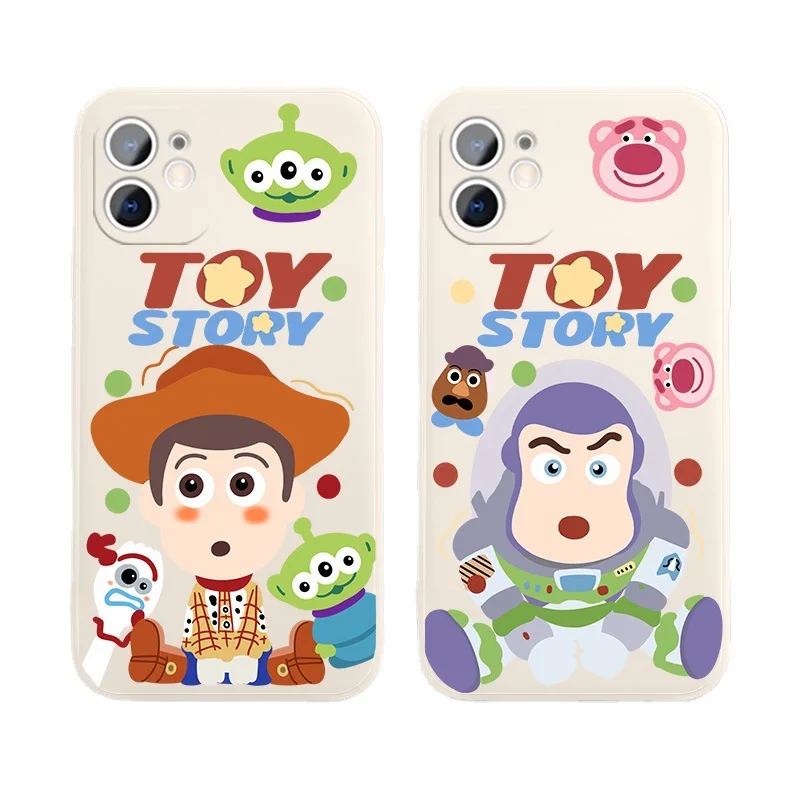 

Чехол для телефона с принтом Вуди баса из «Истории игрушек» Disney для Apple 13promax, мягкий силиконовый чехол для iPhone6/11/12 с мультяшным принтом 7/8plus 11