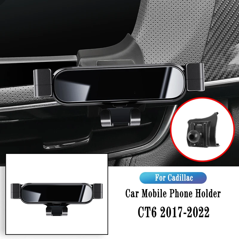 

Navigate Support For Cadillac CT6 2017-2022 Gravity Navigation Bracket GPS Stand Air Outlet Clip Rotatable Support Accessories