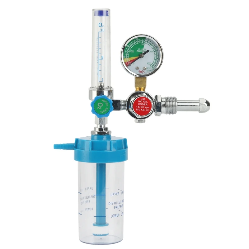 

Oxygen Inhaler Regulator Pressure Flowmeter Outlet Male Thread G5/8-14 CGA 540