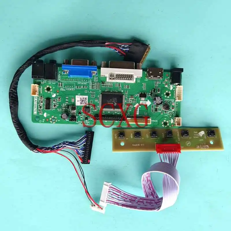 

For LTN101NT05 LTN101NT06 Laptop Monitor Screen Controller Board HDMI-Compatible 40 Pin LVDS VGA DVI 10.1" DIY Kit 1024*600