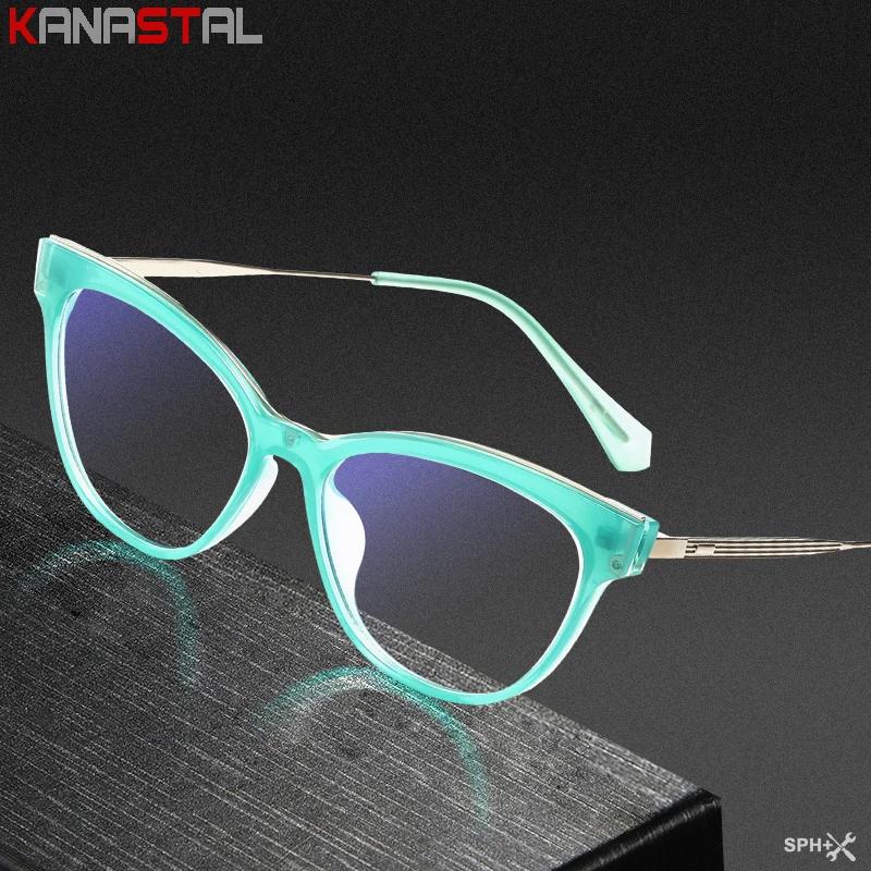 Очки для чтения женские оптические аксессуары близорукости TR90 кошачий глаз