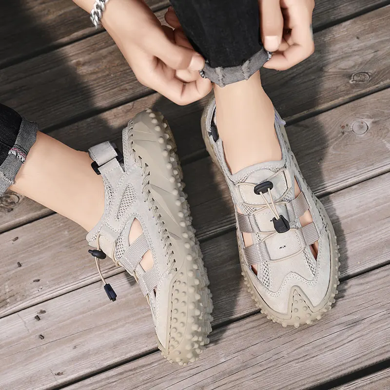 New Golf Shoes Summer Hollow Breathable Non-slip Comfortable Golf Shoes Men's Outdoor Training Walking Sneakers Size 38-46