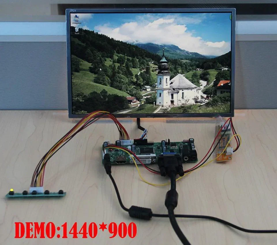 Плата контроллера HDMI-совместимый DVI VGA для LP164WD1-TLA1 LP164WD1-TLCA 1600X900 ЖК-панель экран