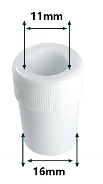 

Автоклавируемый пластиковый адаптер-переходник с ручкой