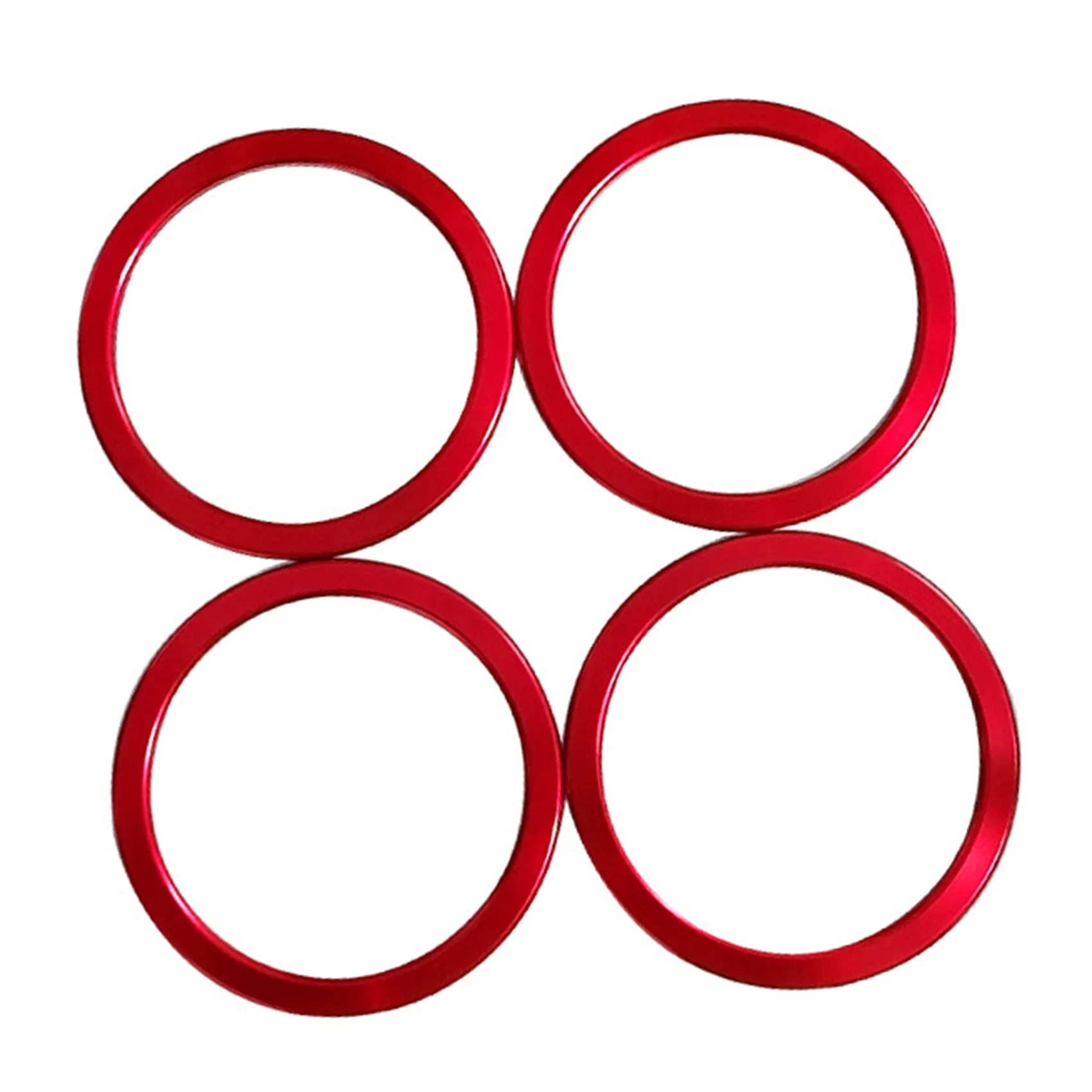 

A/C Vent Ring Decoration Covers Fit for 2014-2021 Toyota Tundra A/C Outlet Vent Accessories Red
