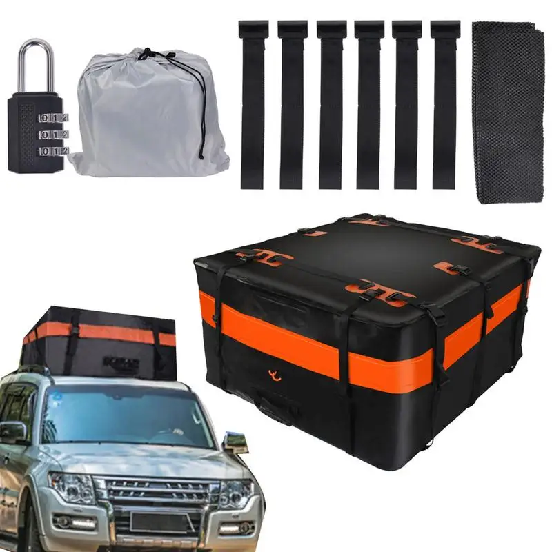

Rooftop Cargo Carrier Waterproof Roof Rack Bag Suitable For All Vehicle With/without Rack Rooftop Storage Bag With Waterproof