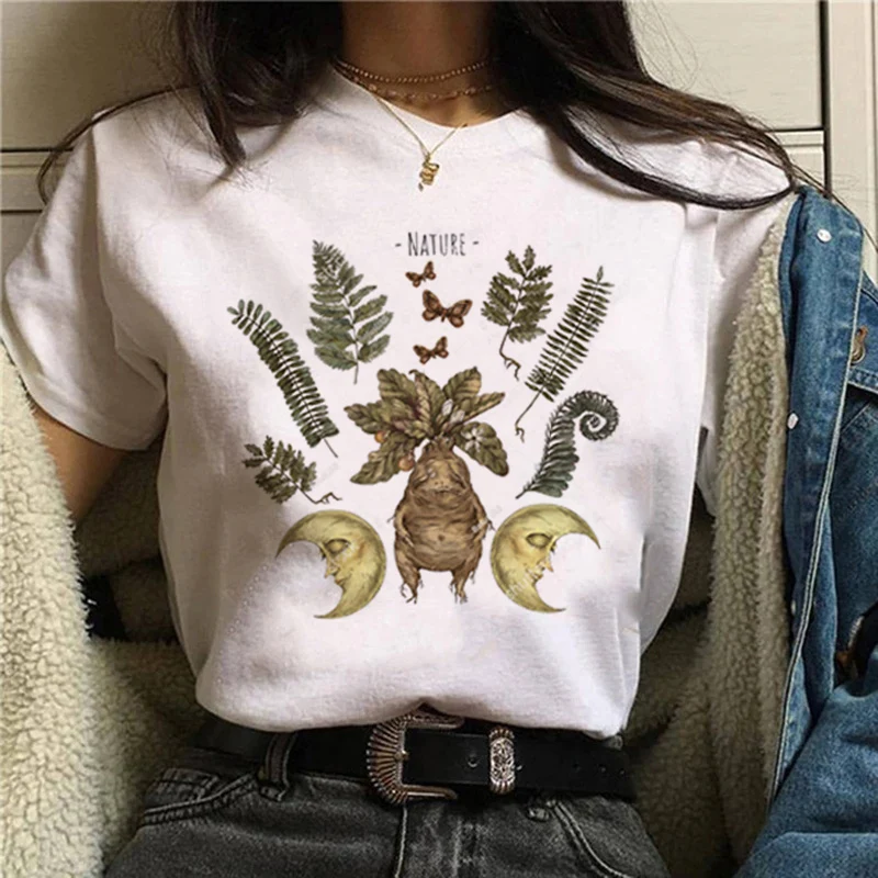 

Harajuku Fashion T-shirt Women's Printed Cartoon Pattern T-shirt Fashion Casual Wear Short Sleeve Summer New White Oversized T-s