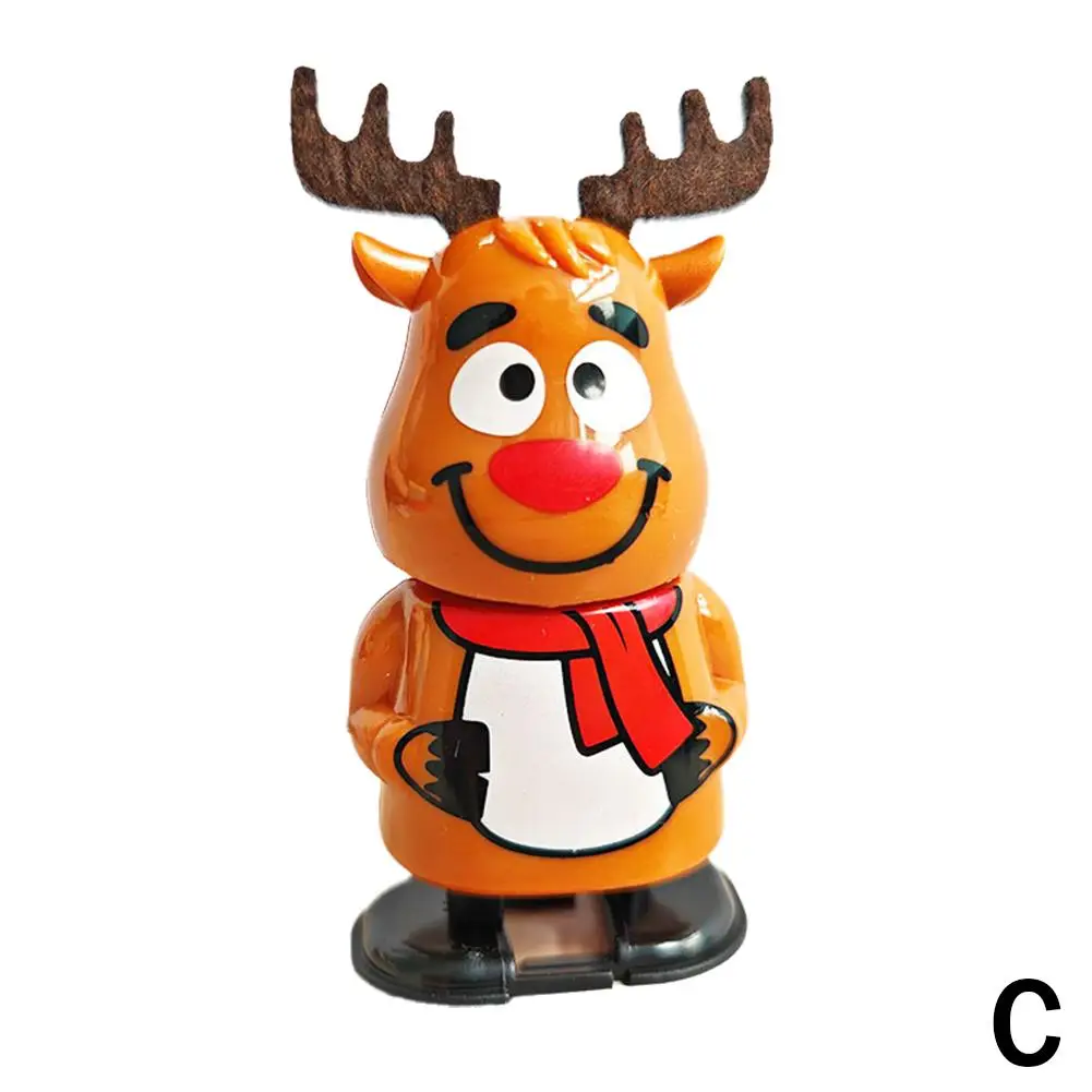 

Заводные рождественские игрушки: Санта Клаус, олень, пингвин, снеговик