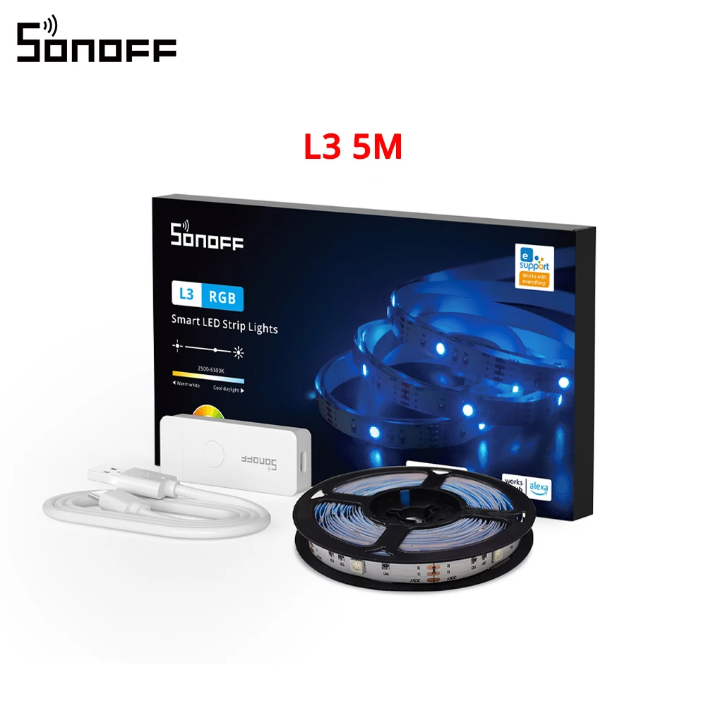 

SONOFF L3 5м RGB светодиодная лента