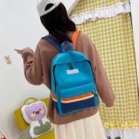 women simple college backpacks girl teenage school bag trendy casual travel backpack female nylon backpacks student laptop bag