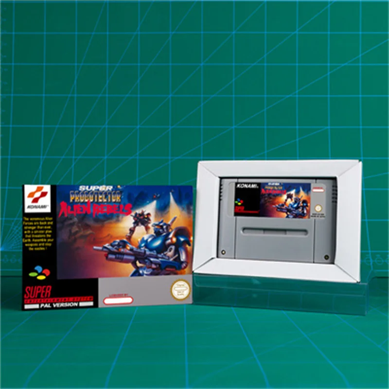 Super Probotector &quotинопланетянин&quot-Европейская версия карта действия для игры с