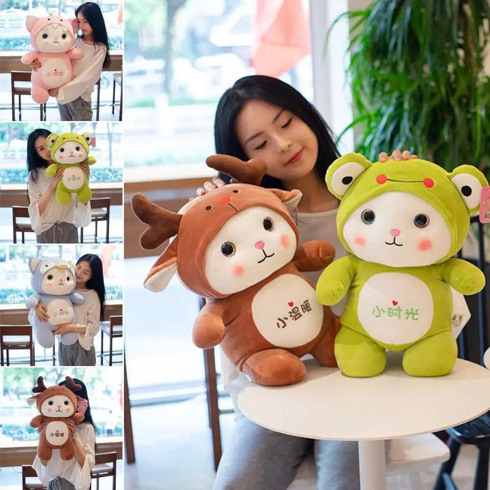 

35 см мягкий детский подарок домашний декор Kawaii Пингвин Лось плюшевая кукла Животное Динозавр лягушка игрушка мягкий мультфильм