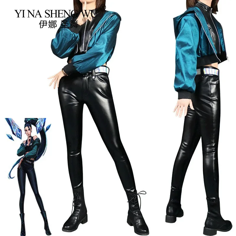 Rolecos игра KDA серия Ahri Akali KaiSa Evelynn Косплей Костюм Хэллоуин сексуальная девушка