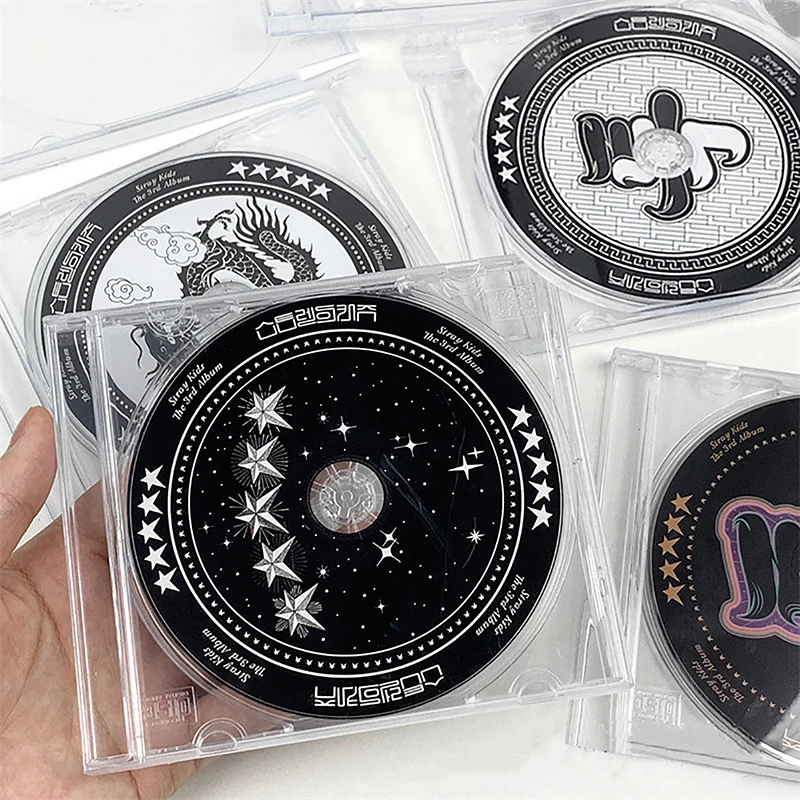 

1Pc Disc CD Storage Box Transparent Plastic DVD Case Multifunctional Idol CD Organizer Package Portable for Home Cinema