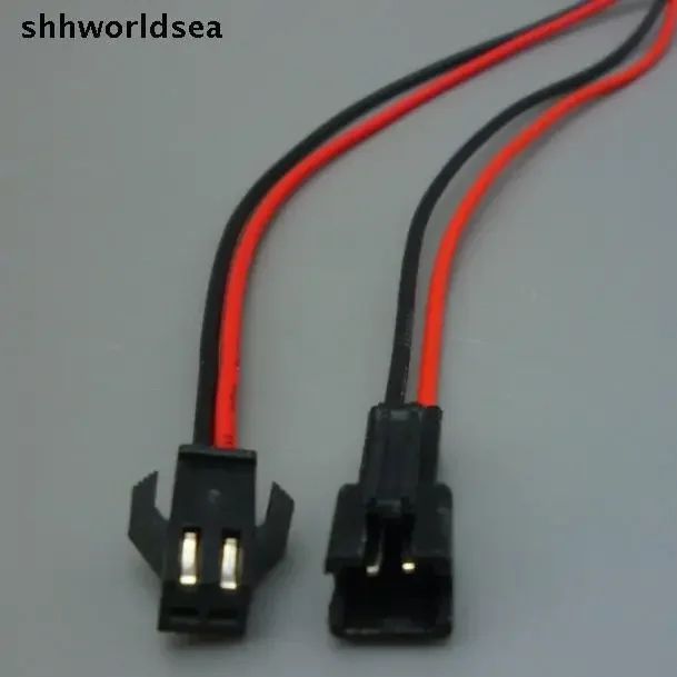 Shhworldsea 50 комплектов JST 2 54 мм SM 2-контактный многоконтактный разъем с проводом (50 шт.