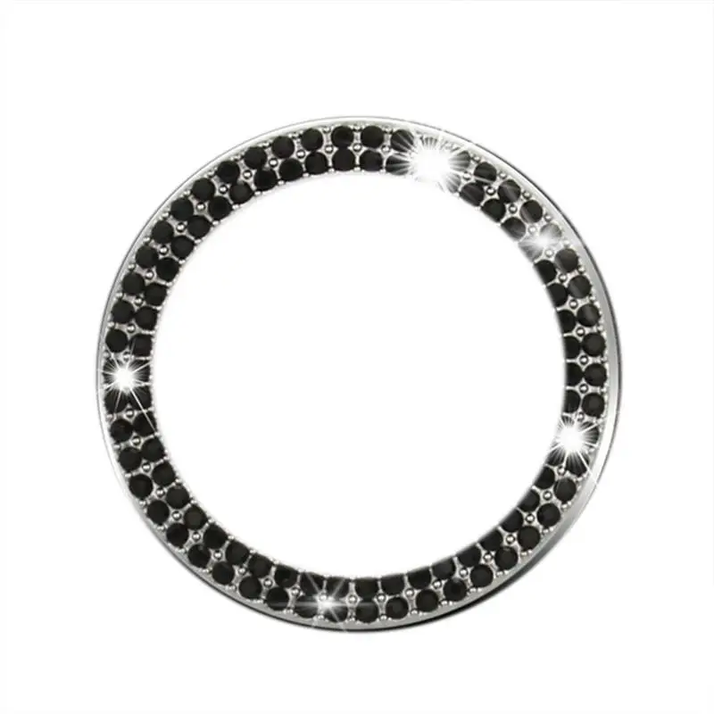 

Car Key Ignition Bling Bling Car Interior Accessories For Women Shiny Push To Start Button Sticker Rings For Key Ignition And
