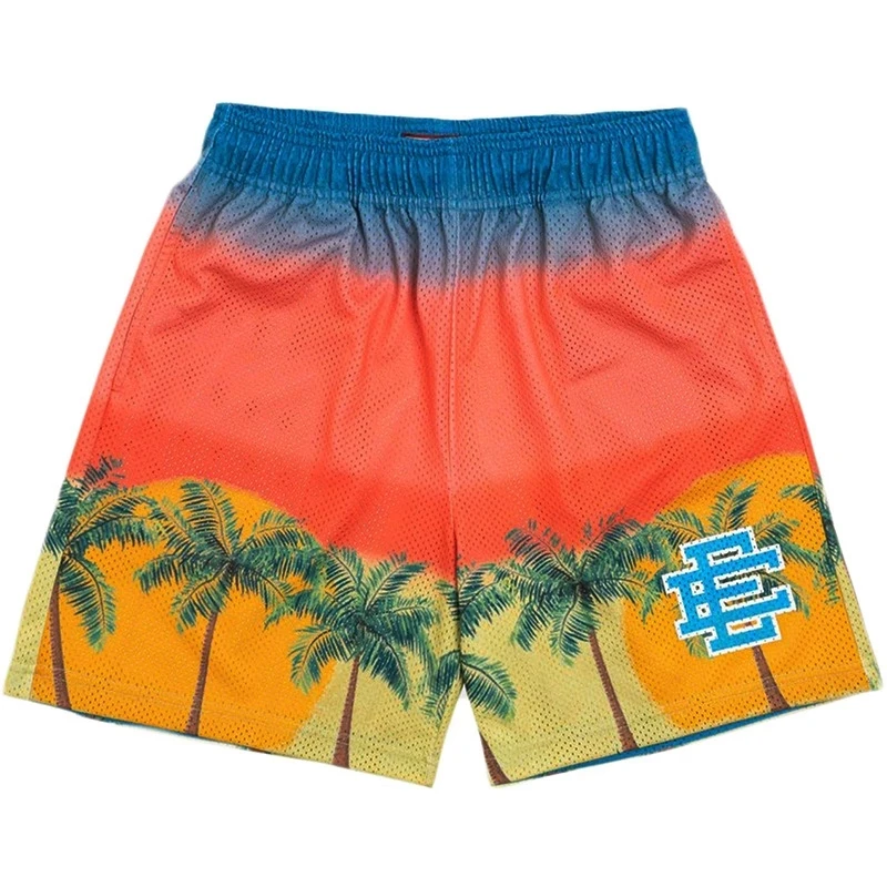 

Eric Emanuel EE Basic Short NEW YORK CITY SKYLINE Summer New Drawstring Mesh Quick-Drying Shorts Men Casual Jogger sweathshorts