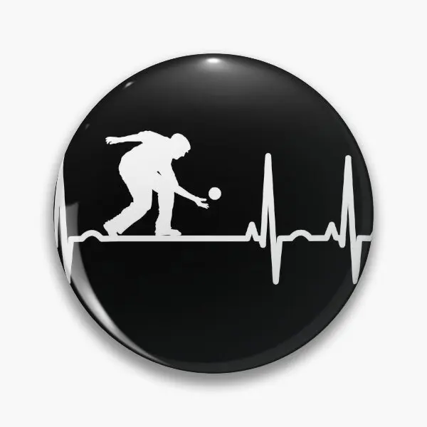 Мягкая булавка Bocce ball Petanque Ekg на лацкан мультяшный Забавный креативный