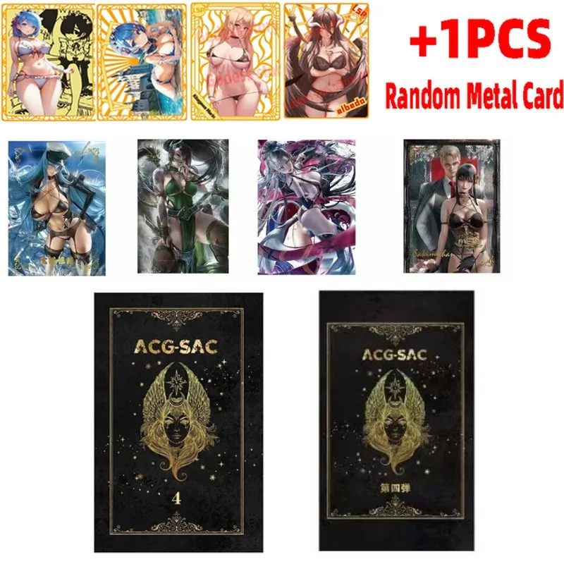2023 Newest Acg Sac 4 Goddess Story Collection Card Girls Party Swimsuit Bikini Feast Booster Box Doujin Toys And Hobbies Gift